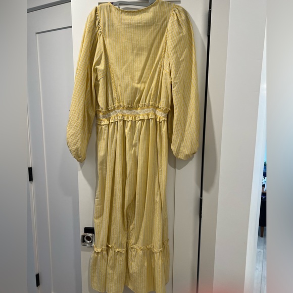 Max Studio Dresses & Skirts - Yellow Striped Women's Dress
